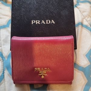 Prada Vitello Trifold wallet
